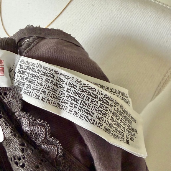 NWT Forever21 - Lace Bralette in Charcoal Gray - Picture 12 of 13